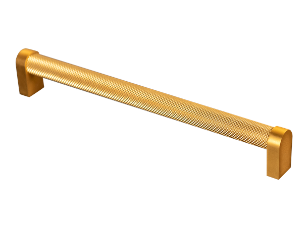 Rustico Håndtak 600 - Gull Matt Med crystal cut mønster 