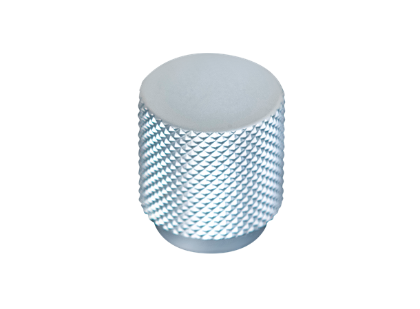Rustico Knott - Krom Matt Med crystal cut mønster