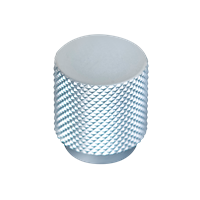 Rustico Knott - Krom Matt Med crystal cut mønster