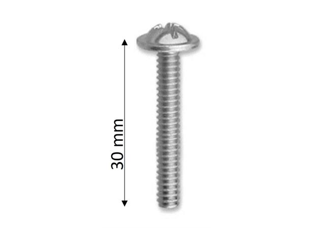 Håndtaksskrue M4x30mm 1-stk 