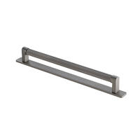 Fabio Gunmetal - 600 Håndtak med Bakplate