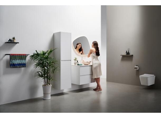 Polito Baderomshylle 50cm i 8 ulike overflater