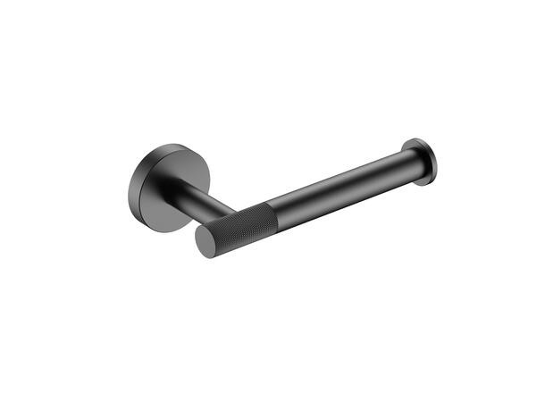 Santino Baderomsett L1 - Gunmetal Kroker og Papirholder i rustfritt stål