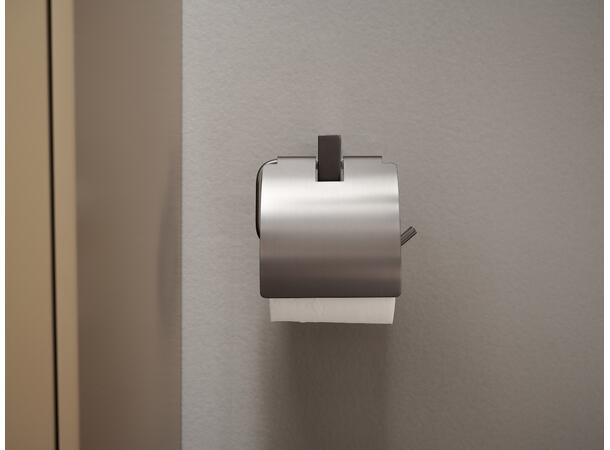 Polito Baderomsett L1 - Gunmetal Kroker og Papirholder i rustfritt stål