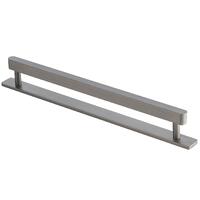 Leone Gunmetal - 128 Håndtak med Bakplate