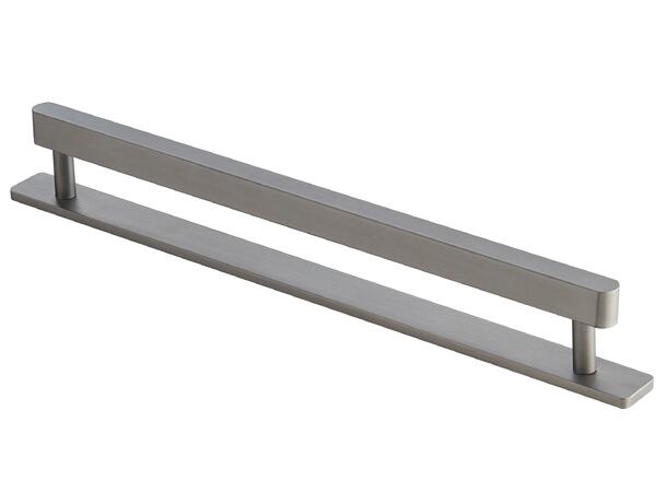 Leone Gunmetal - 128 Håndtak med Bakplate