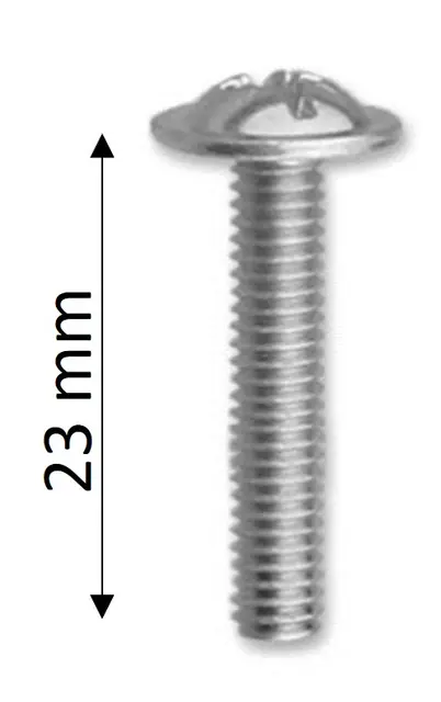 Håndtaksskrue M4x23mm 10-Pk 