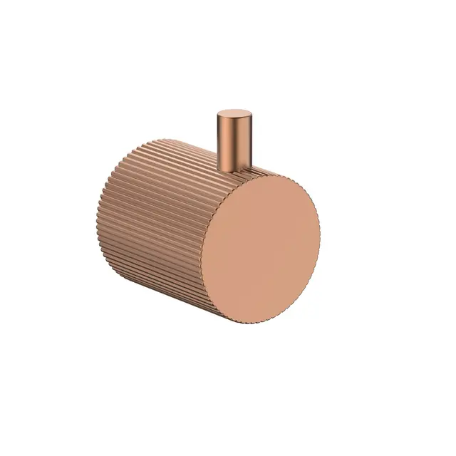 Donato Krok - Kobber Børstet Håndklekrok i rustfritt stål 