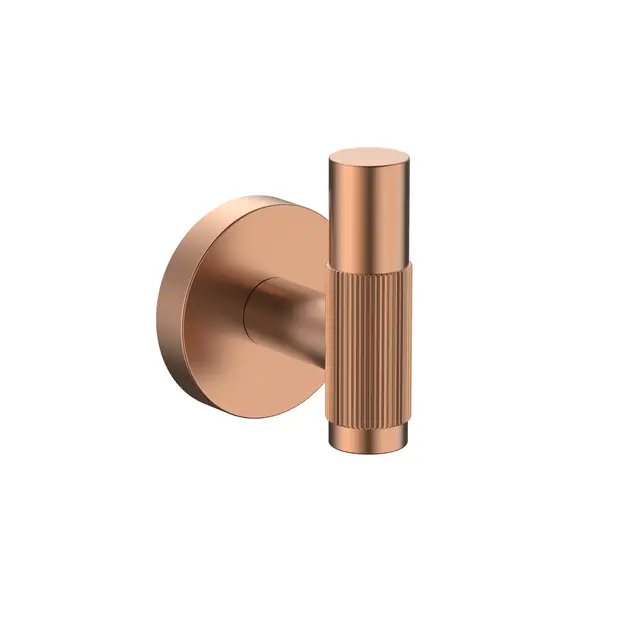 Donato Krok Stor - Kobber Børstet Håndklekrok i rustfritt stål 