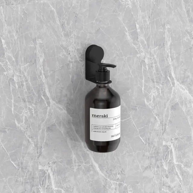 Donato Flaskeholder - Sort Matt Såpeflaskeholder i rustfritt stål 