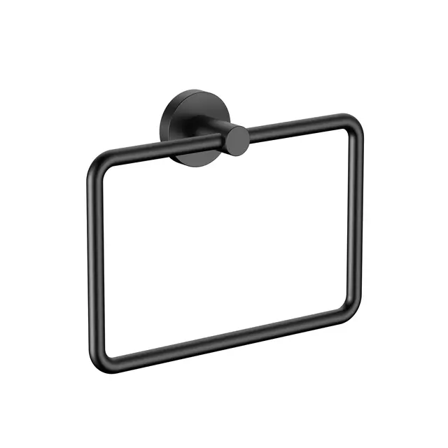 Falco Håndklering - Sort Matt Håndklering i rustfritt stål 