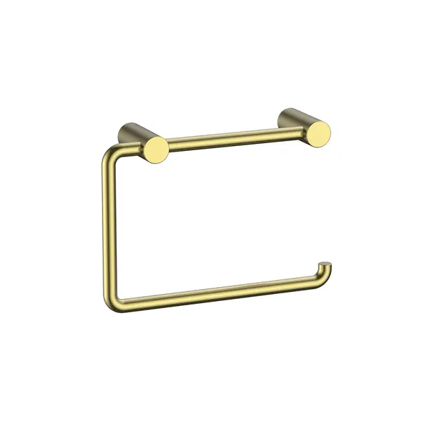 Falco Papirholder - Gull Børstet Toalettpapirholder i rustfritt stål 