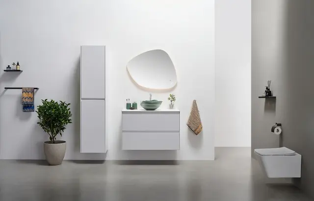 Polito Baderomshylle 50cm i 8 ulike overflater 