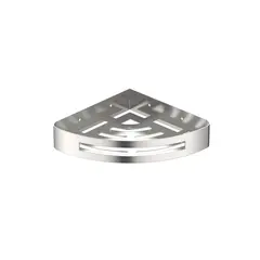 Polito Dusjkurv Hjørne - Børstet Stål Dusjkurv i rustfritt stål