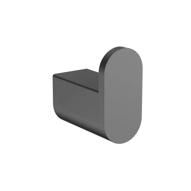 Polito Håndklekrok - Gunmetal Håndklekrok i rustfritt stål 