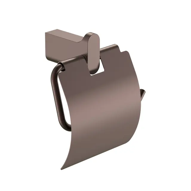 Polito Papirholder m/lokk - Bronse Matt Toalettpapirholder m/lokk 