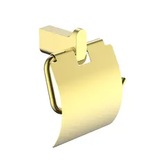 Polito Papirholder m/lokk - Gull Toalettpapirholder m/lokk