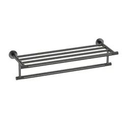 Santino H&#229;ndklehylle - Gunmetal H&#229;ndklehylle med h&#229;ndklestang