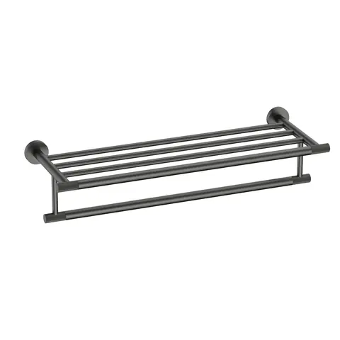 Santino H&#229;ndklehylle - Gunmetal H&#229;ndklehylle med h&#229;ndklestang