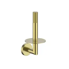 Santino Reserverullholder - Gull Børstet Reserverullholder i rustfritt stål