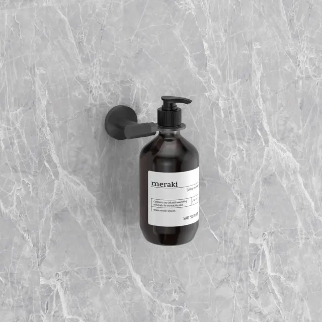 Santino Flaskeholder - Gunmetal Såpeflaskeholder i rustfritt stål 