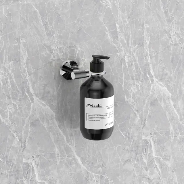 Santino Flaskeholder - Polert Stål Såpeflaskeholder i rustfritt stål 