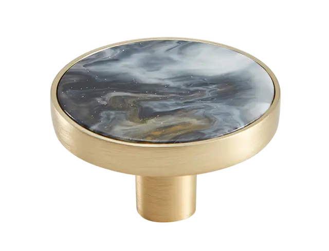 Ciro Knott - Gull Børstet Sort Skjell 