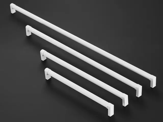 Fabio Håndtak 230 - Hvit Matt Med riller 