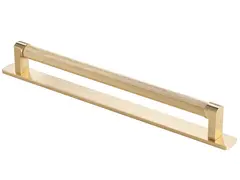 Fabio Gull Børstet - 128 Håndtak med Bakplate