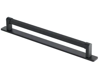 Fabio Sort Matt - 128 H&#229;ndtak med Bakplate