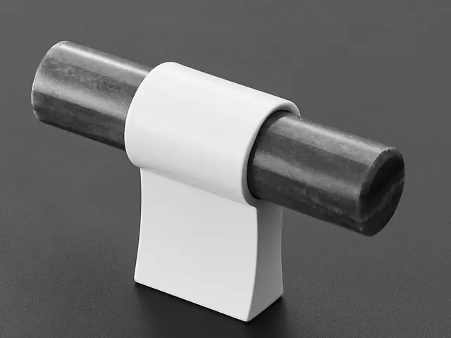 Italo T-Bar - Hvit Matt Sort og Hvit Marmor 