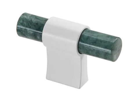 Italo T-Bar - Hvit Matt Gr&#248;nn Marmor