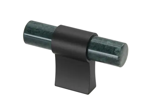 Italo T-Bar - Sort Matt Gr&#248;nn Marmor