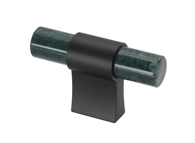 Italo T-Bar - Sort Matt Grønn Marmor 