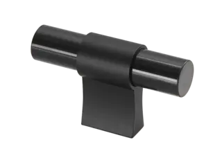 Italo T-Bar - Sort Matt Sort Marmor