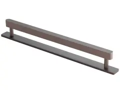 Leone Bronse Matt - 128 Håndtak med Bakplate