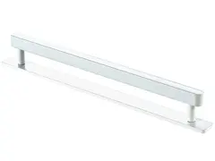 Leone Hvit Matt - 230 H&#229;ndtak med Bakplate