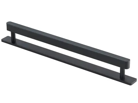 Leone Sort Matt - 230 H&#229;ndtak med Bakplate