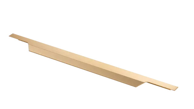 List Håndtak 592 - Gull Børstet Elegant Listhåndtak 