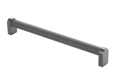 Rustico Håndtak 128 - Gunmetal Med crystal cut mønster