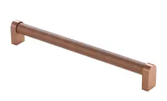 Rustico Håndtak 600 - Kobber Børstet Med crystal cut mønster